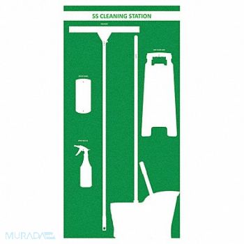 VISUAL WORKPLACE INC. Wet Shadow Board 72 Hx36 W, 463W04