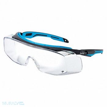 BOLLE SAFETY Safety Glasses Clear Lens OTG, 464D67