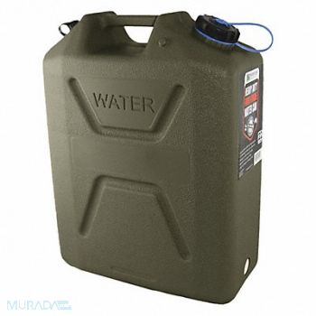 WAVIAN Water Container 5 gal Green 18-1/4 H, 464P69
