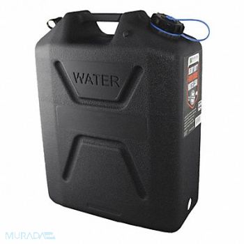 WAVIAN Water Container 5 gal Black 18-1/4 H, 464P70