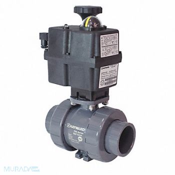 HAYWARD FLOW CONTROL Electronic Ball Valve 2 Pipe CPVC Ball, 466J15
