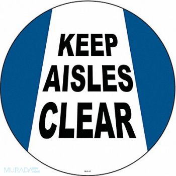 STRANCO INC Anti-Slip Floor Sign 17 in x 17 in Vinyl, 467F45