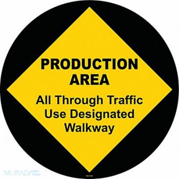 STRANCO INC Anti-Slip Floor Sign 17 in x 17 in Vinyl, 467F51
