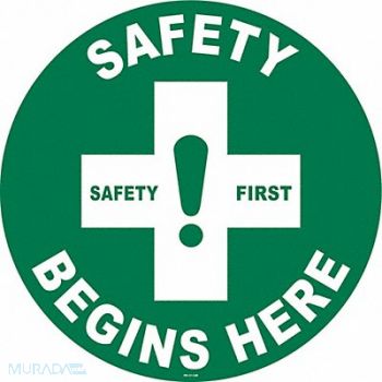 STRANCO INC Anti-Slip Floor Sign 17 in x 17 in Vinyl, 467F57