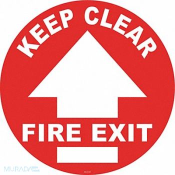 STRANCO INC Anti-Slip Floor Sign 17 in x 17 in Vinyl, 467F58