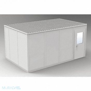 PORTA-FAB Modular In-Plant Office 10 ftx8 ftx16 ft, 467J55