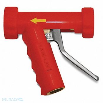 SANI-LAV Spray Nozzle Red Brass/SS Pistol Grip, 468C77