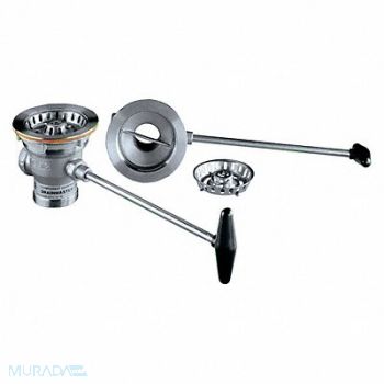 ENCORE Rotary Handle Waste Drain SS 12 L 18 ga., 468F43