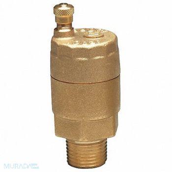 WATTS Automatic Air Vent Valve 1/2 In Brass, 46A962