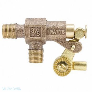 WATTS Float Valve 3/8 In Bronze Pipe Mount, 46A983