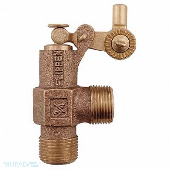 WATTS Float Valve 3/4 In Bronze Pipe Mount, 46A985