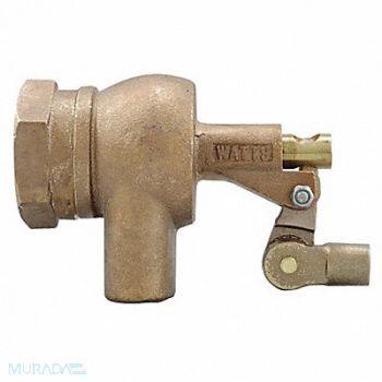 WATTS Float Valve 1-1/2 In Bronze Pipe Mount, 46A988