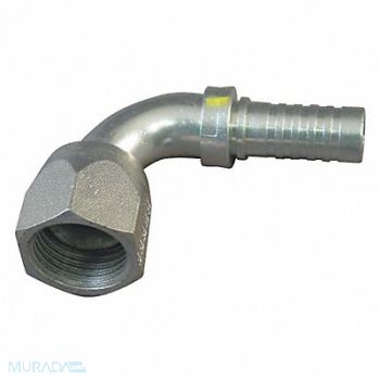 EATON AEROQUIP Crimp Fitting 90deg 7/8 ID 1-5/16 FJIC, 46AD19