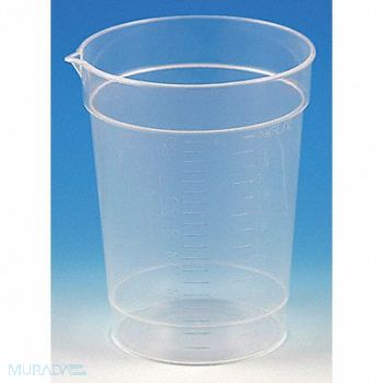 GLOBE SCIENTIFIC Collection Cup 190mL Plastic Wide PK500, 46AX20