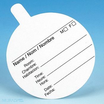 GLOBE SCIENTIFIC Lid Paper White PK500, 46AX24