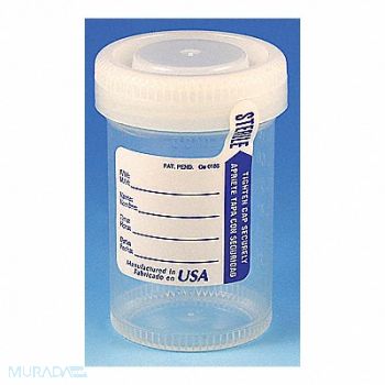 GLOBE SCIENTIFIC Airtight Container 90mL Wide PK400, 46AX31