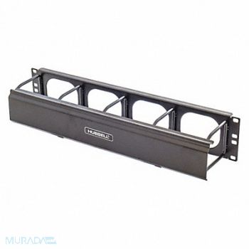 HUBBELL PREMISE WIRING Horizontal Ring Manager 4.39 in D, 46AY25