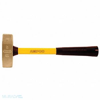 AMPCO Dbl Face Engineers Hammer Non-Spark 3 lb, 46C007