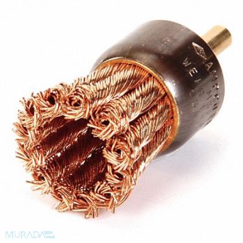 AMPCO Knot Wire End Brush Carbon Steel, 46C041