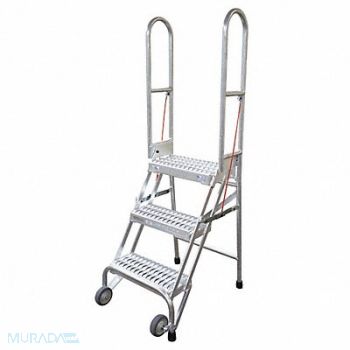 COTTERMAN Folding Rolling Safety Ldr Platfm 40In H, 46C354