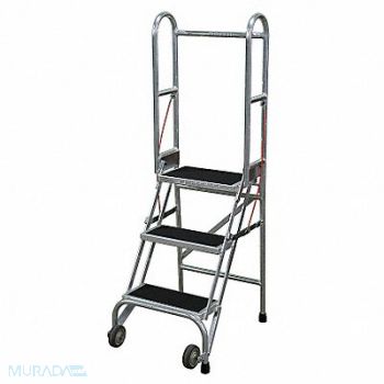 COTTERMAN Folding Rolling Safety Ldr Platfm 30In H, 46C359