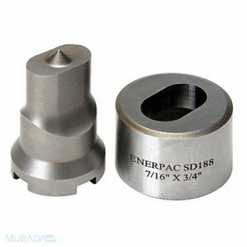 ENERPAC Punch and Die Set 3/8 Oval, 46C548