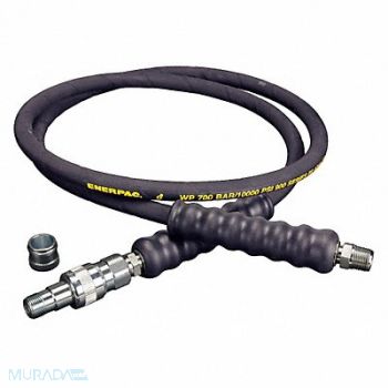 ENERPAC Hydraulic Hose Assembly 1/4 ID x 6 ft., 46C595