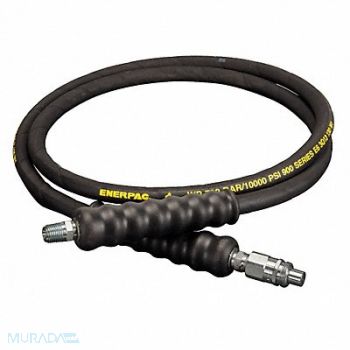 ENERPAC Hydraulic Hose Assembly 1/4 ID x 6 ft., 46C596