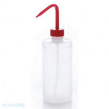SP SCIENCEWARE Wash Bottle Std 16 oz 500mL Red PK6, 46C784