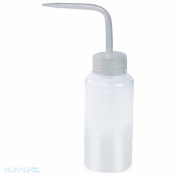 SP SCIENCEWARE Wash Bottle Std 8 oz 250mL White PK12, 46C786