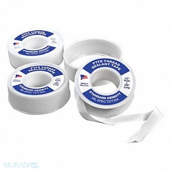 SP SCIENCEWARE Lab Thread Tape 1/2 in W 300 in L PK3, 46C917