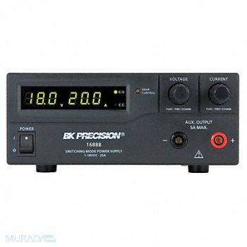 B K PRECISION Switching DC Power Supply 18V 20A, 46F062