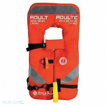 MUSTANG SURVIVAL Std Life Jacket I Adult Universal 26 lb., 46G116
