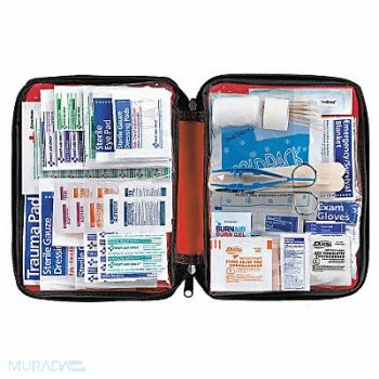 AMERICAN RED CROSS First Aid Kit Bulk Red 299 Pcs 25 People, 46G231