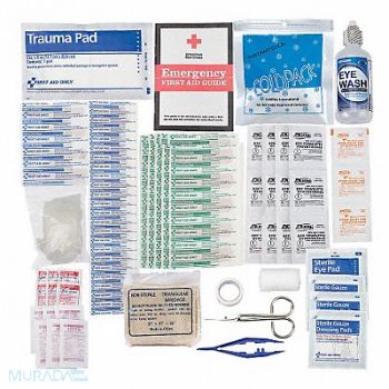 FIRST AID ONLY First Aid Kit Refill Bulk 106Pcs 25 Ppl, 46G236