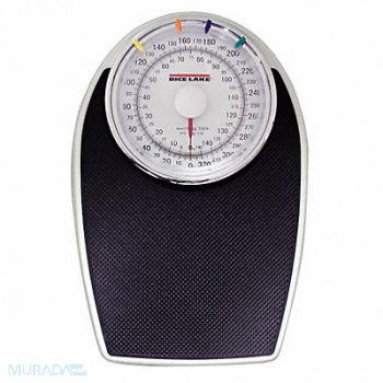 RICE LAKE WEIGHING SYSTEMS Bath Scale Mechanical 150kg/330 lb Cap, 46K655