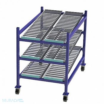 UNEX FLOW CELL Gravity Flow Rack 60inx54inx36in 12ga, 46KF20