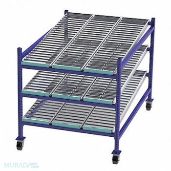 UNEX FLOW CELL Gravity Flow Rack 72inx54inx48in 12ga, 46KF24