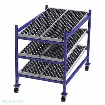 UNEX FLOW CELL Gravity Flow Rack 60inx54inx36in 12ga, 46KF26