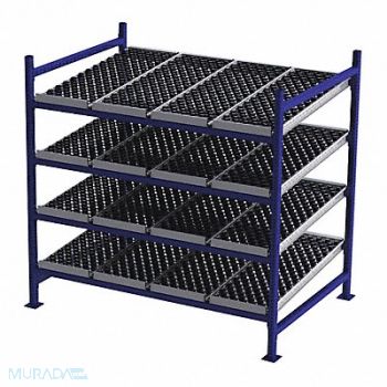 UNEX FLOW CELL Gravty FlwRck 48inx72inx72in #shlv 4, 46KF95