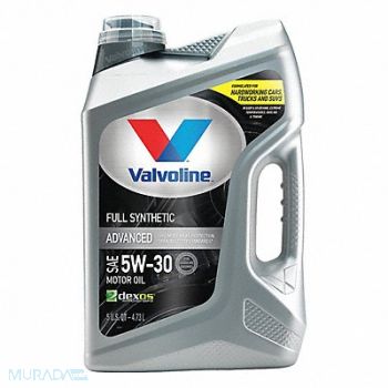VALVOLINE Engine Oil 5W-30 Full Synthetic 5qt, 46KK41