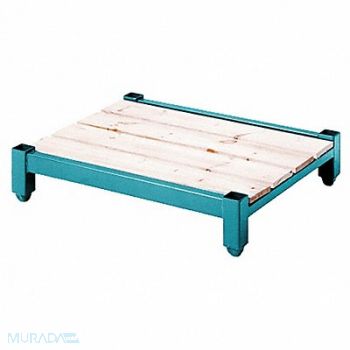 STEEL KING Stack Rack Base 48x48 4000 lb Wood Deck, 46M184