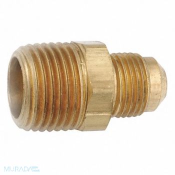 GRAINGER APPROVED Male Connector 45 Deg Male Flare x MNPT, 46M522