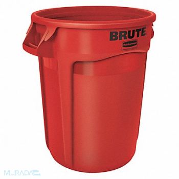 RUBBERMAID COMMERCIAL PRODUCTS J2223 Utility Container 32 gal Red, 35ZU68