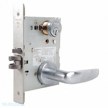 SCHLAGE Classroom Lock 07A Trim SatinChrome C123, 46TN45