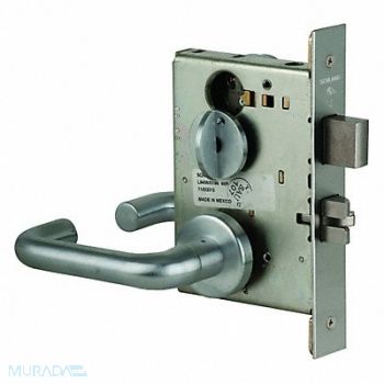 SCHLAGE Entrance Lock 03A Trim Satin Chrome C123, 46TN48