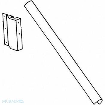 VON DUPRIN Rod/Latch Guard Satin Stainless Steel, 46TX07