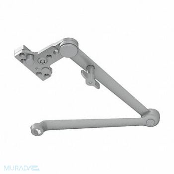 LCN Hold Open Arm Silver Alum 14-1/16 in L, 46TY43