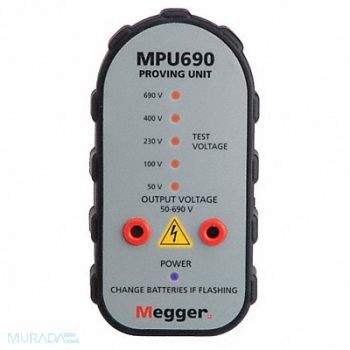 MEGGER Proving Unit Light 5.1 in W 50V AC, 46U077