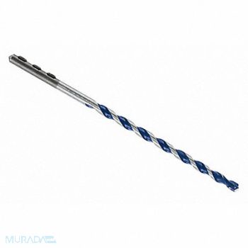 BOSCH Hammer Masonry Drill 1/4in Carb Tip PK10, 46U364